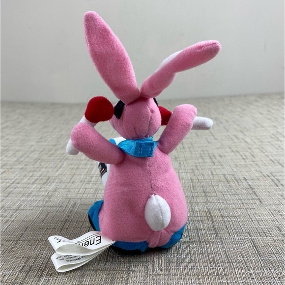 Vintage 1997 Eveready Energizer Bunny Battery Powered Plush 7" Beanbag Toy - Picture 3 of 9